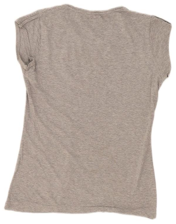 Carrera Camiseta gráfica para mujer Top UK 12 Gris medio