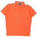TOMMY HILFIGER Mens Regular Fit Polo Shirt XL Orange