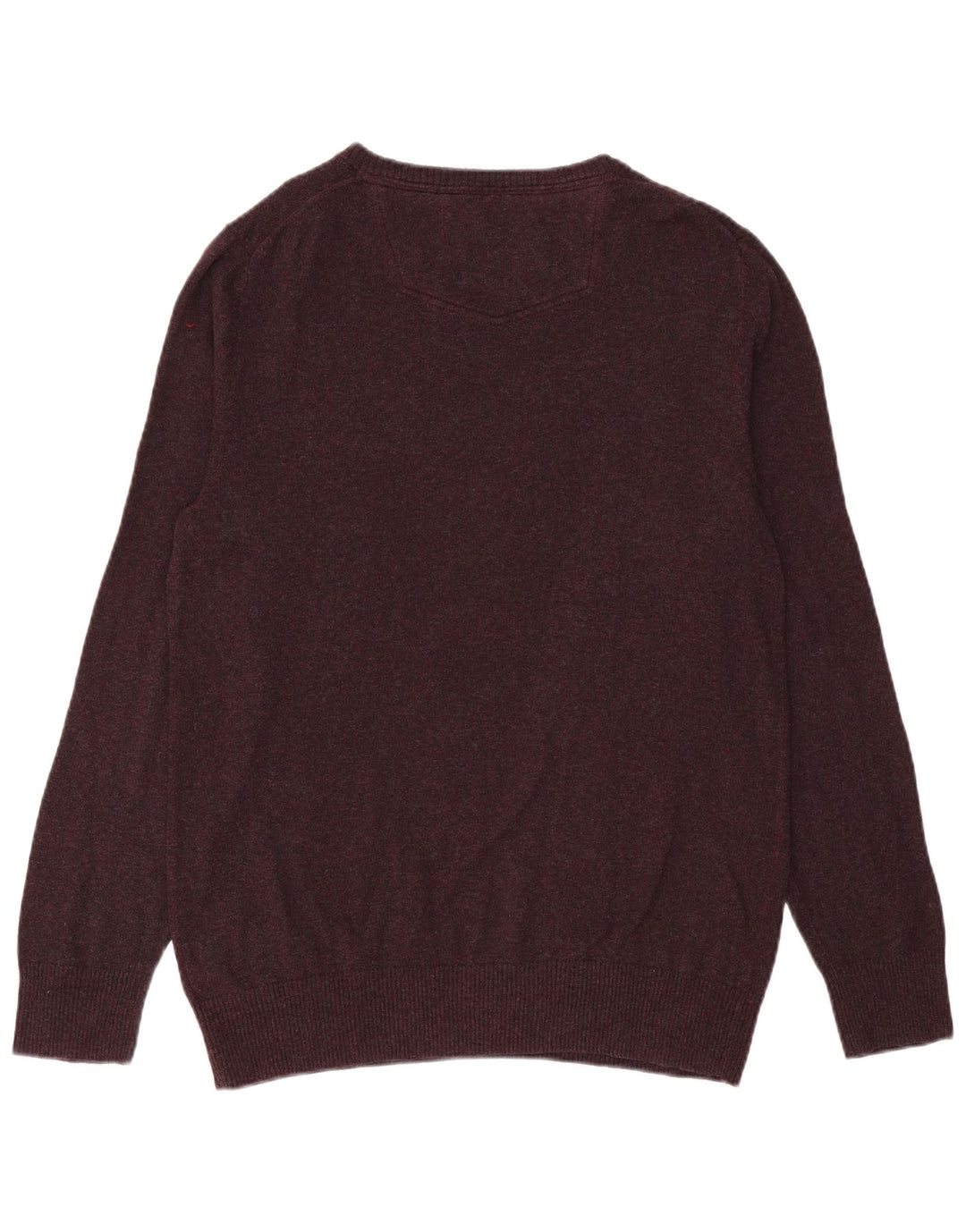 Jersey con cuello en V para hombre Fat Face Algodón morado grande