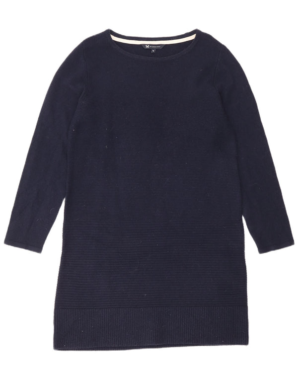 Crew Clothing Vestido tipo jersey de manga larga para mujer UK 46 Grande Azul marino