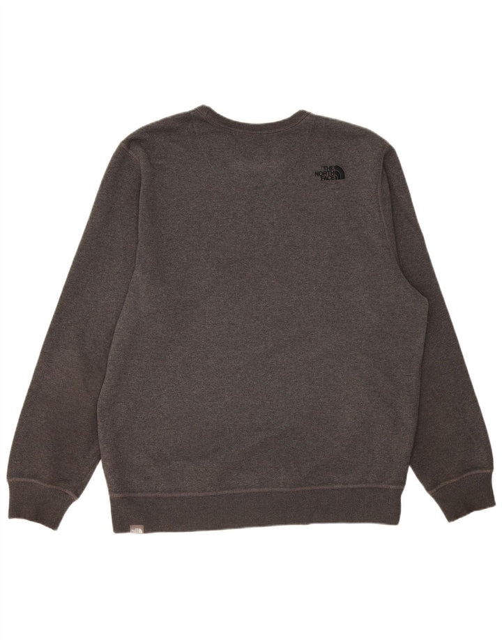 The North Face Hombre Sudadera Gráfica Jumper XL Gris Algodón