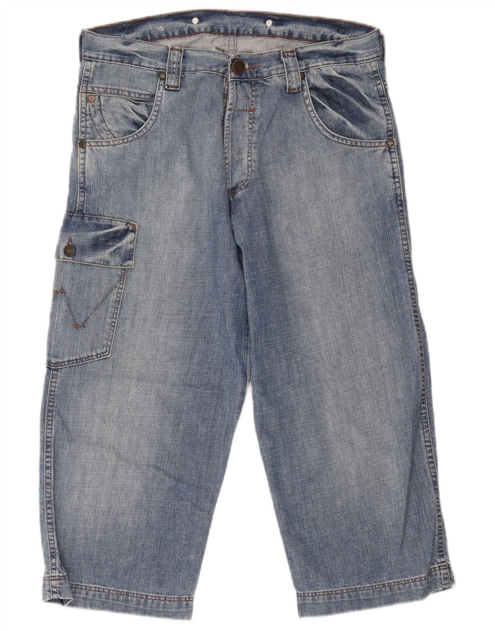 Wrangler Shorts Cargo De Mezclilla Para Hombre W30 Algodón Azul Medio