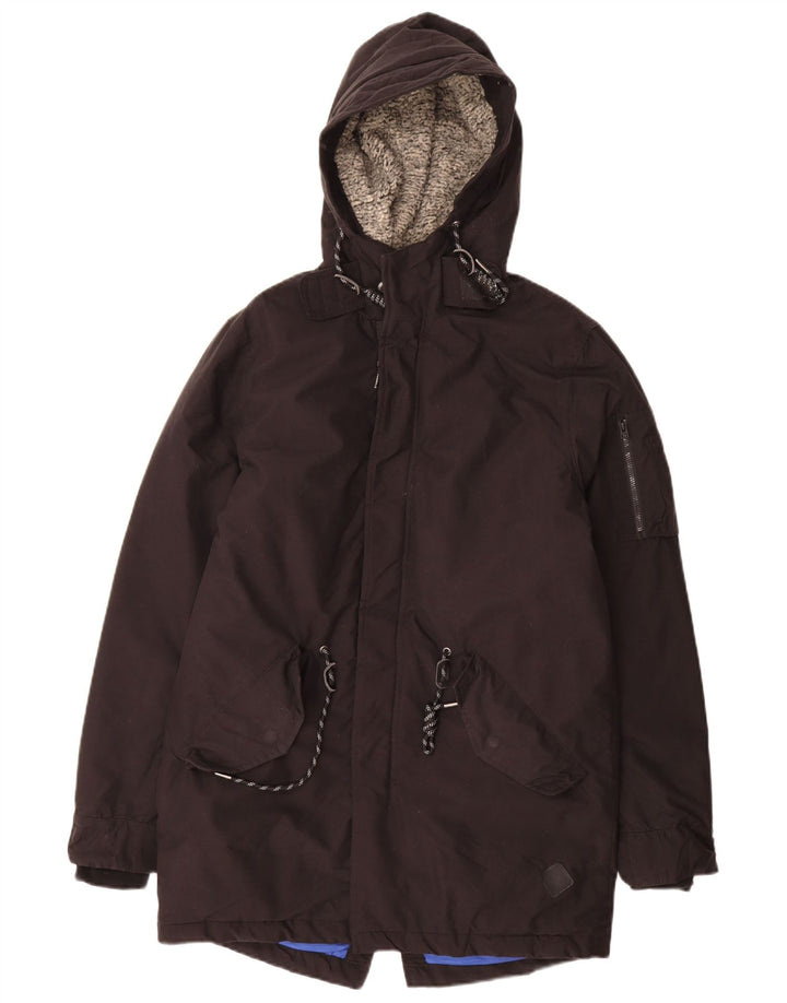 Jack & Jones Chaqueta Parka con Capucha para Hombre UK 34 XS Poliéster Negro