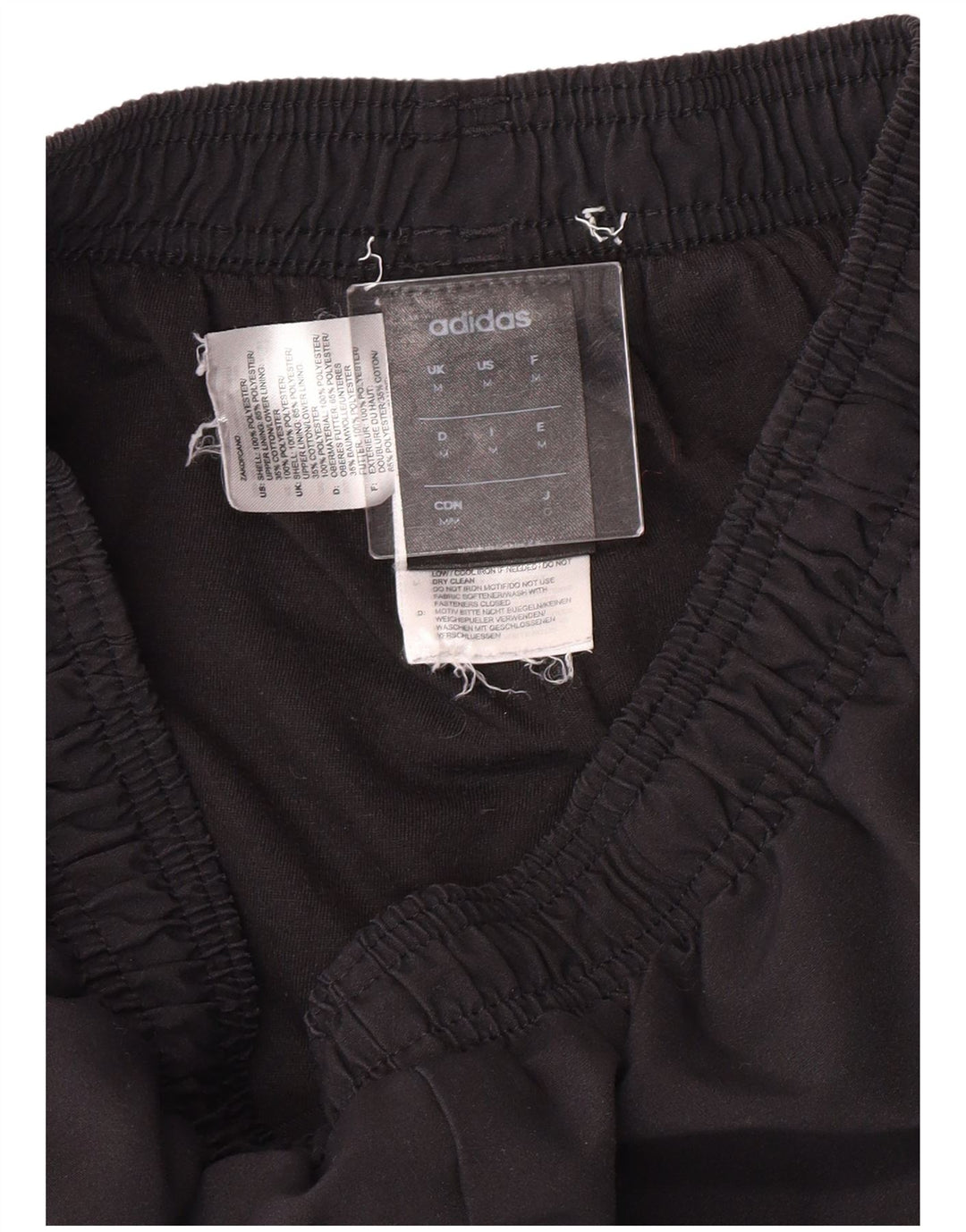 Pantalón De Chándal Adidas Hombre Mediano Negro A Rayas Poliéster