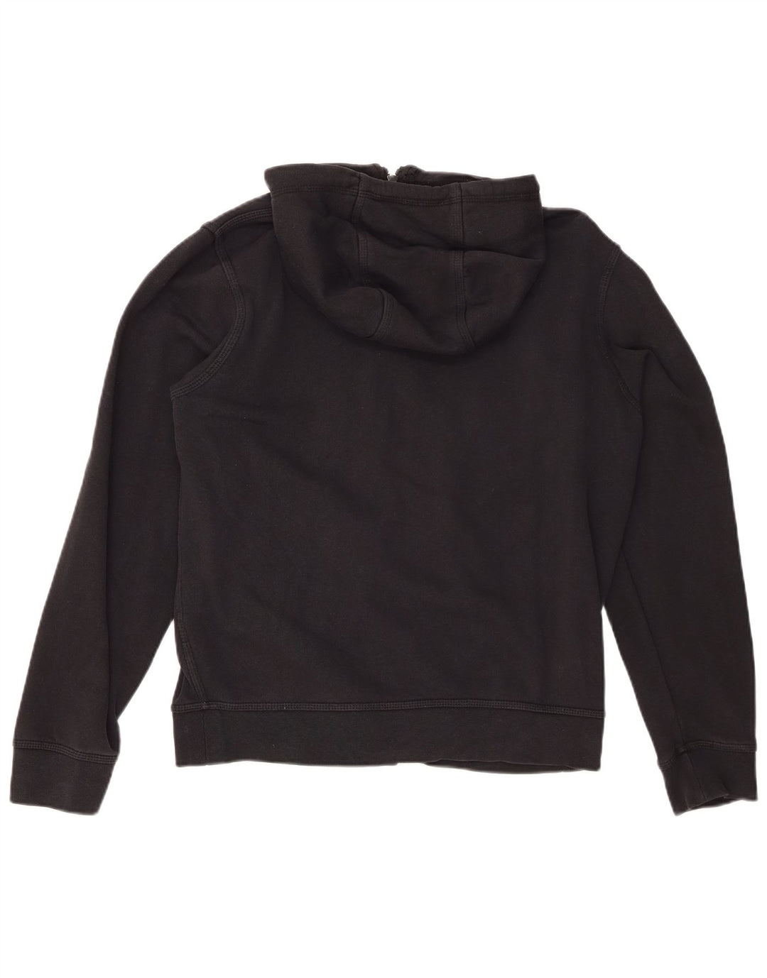 NIKE Sudadera con capucha y cremallera para hombre, talla mediana, negra