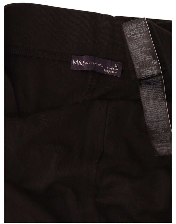 Marks & Spencer Leggings para mujer UK 12 Medium Viscosa negra