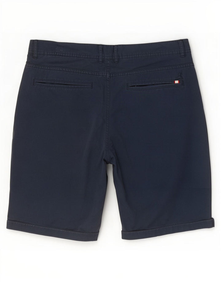 Kangol Mens Chino Shorts Large W36 Azul Marino Algodón