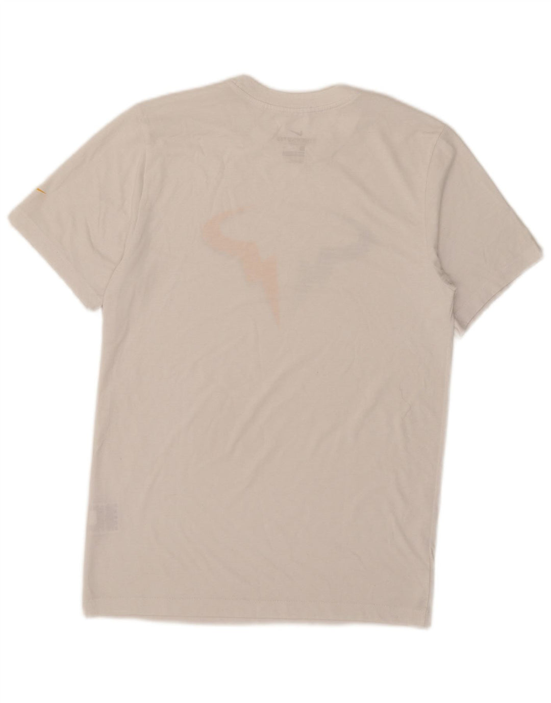 Nike Dri Fit Graphic Camiseta para hombre, talla pequeña, poliéster blanco