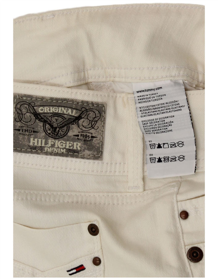 Falda Vaquera Tommy Hilfiger Mujer W28 Algodón Blanco Mediano