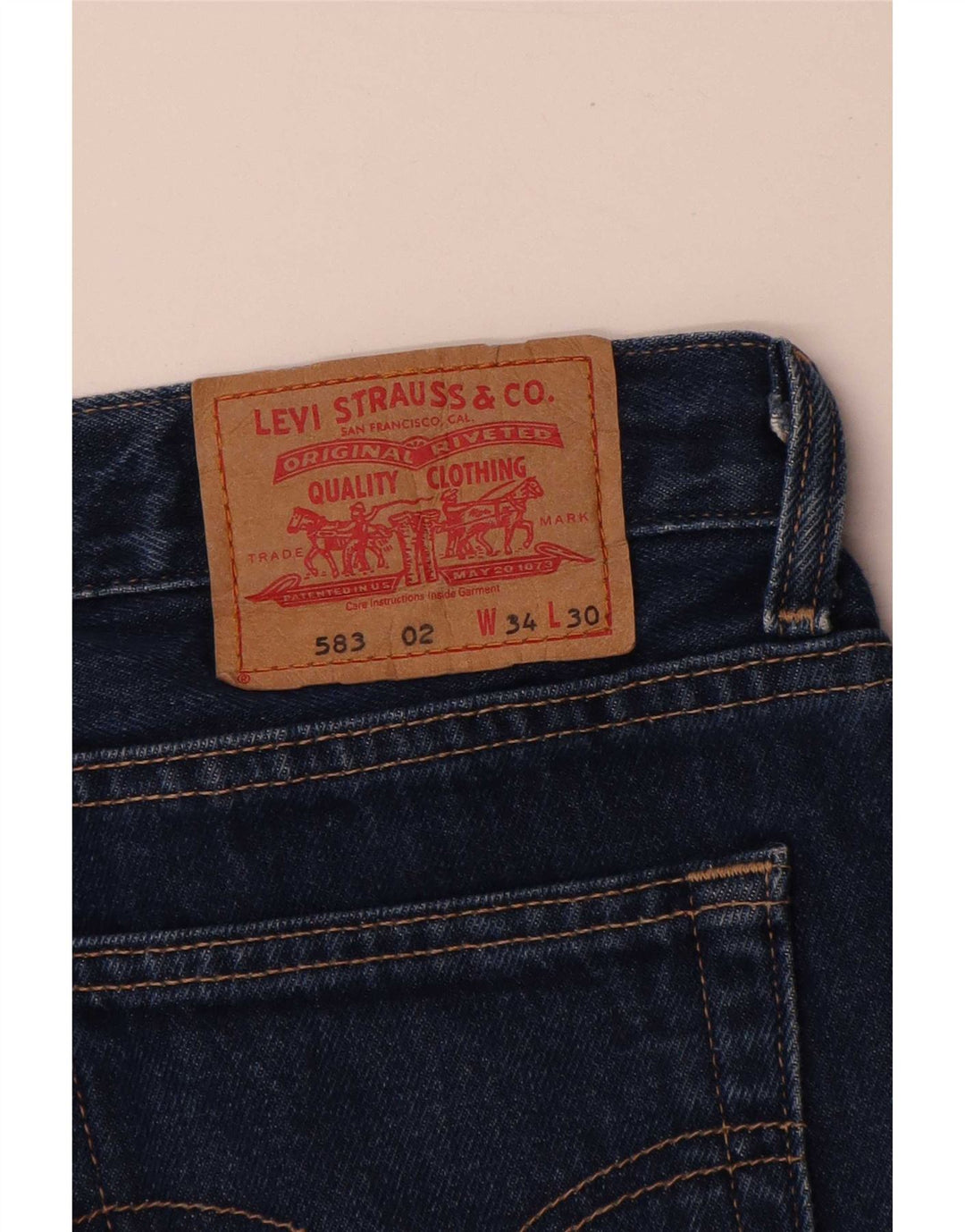 Levi's Hombre 583 Vaqueros Rectos W34 L30 Azul