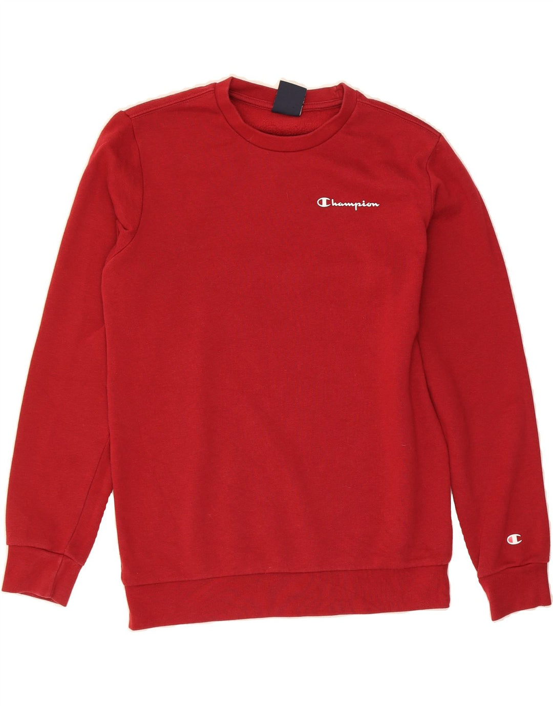 CHAMPION Boys Sweatshirt Jumper 13-14 Years XL  Red Vintage Champion and Second-Hand Champion from Messina Hembry 