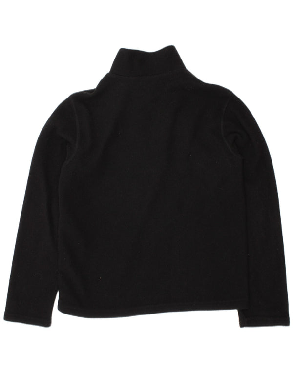The North Face Jersey de forro polar con cremallera y cuello para niños 7-8 años Pequeño Negro Poliéster