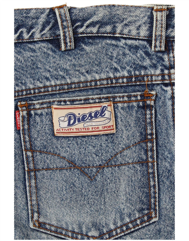 DIESEL Womens Denim Shorts W34 Large Blue