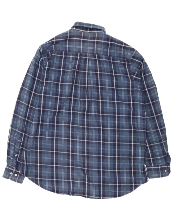 Kappa Camisa De Franela Hombre 2XL Azul Marino Cuadros