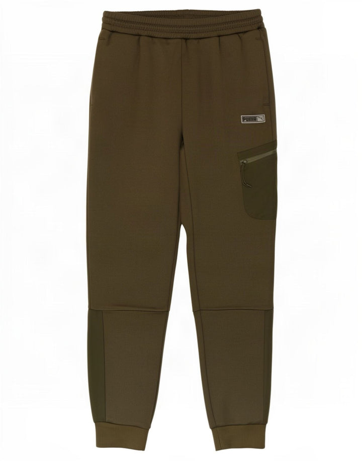 Puma Pantalones De Chándal Cargo Hombre Joggers Poliéster Caqui Mediano
