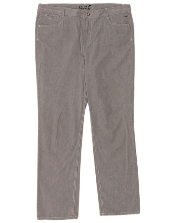 Marks & Spencer Pantalones casuales para mujer UK 40 Large W36 L29 Azul marino