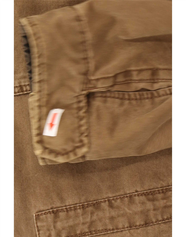 Camel Active Chaqueta militar para hombre IT 56 3XL Algodón marrón