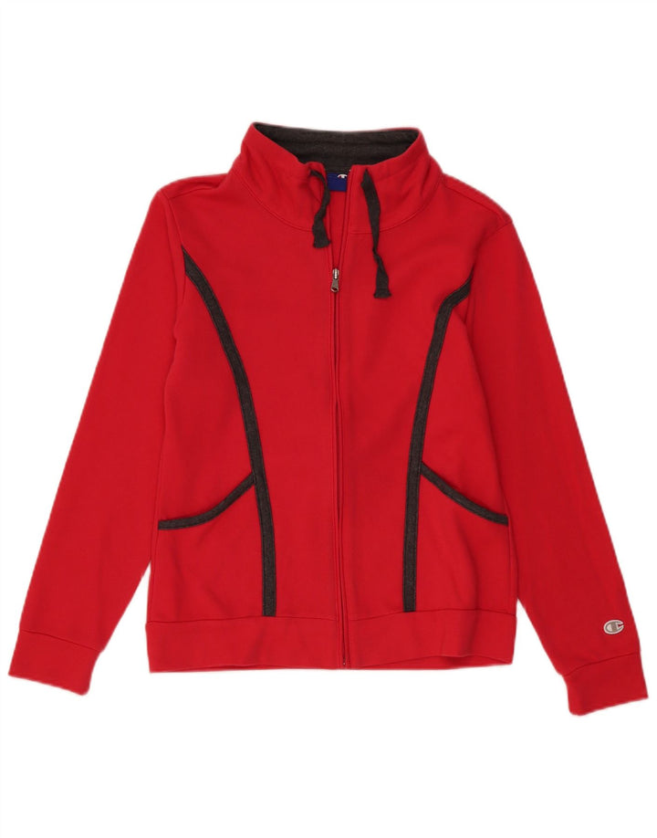 Champion Chaqueta de chándal para mujer UK 10 Small Red Cotton