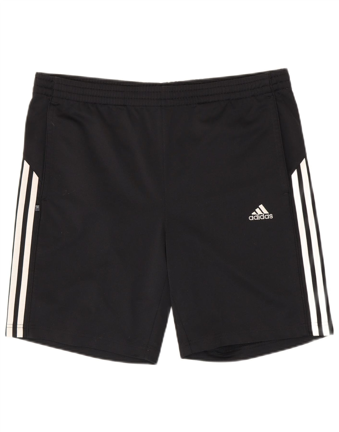 ADIDAS Pantalones cortos deportivos para hombre Grande Poliéster negro
