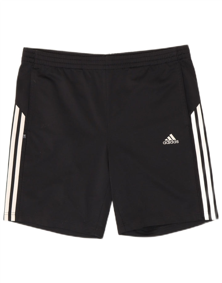 ADIDAS Pantalones cortos deportivos para hombre Grande Poliéster negro