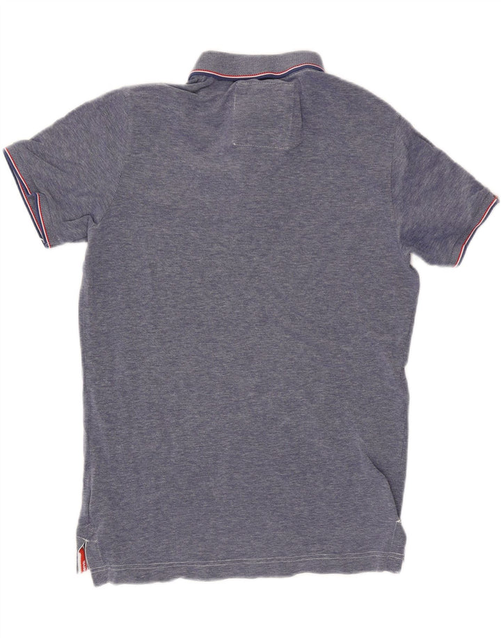 Polo Superdry Hombre De Algodón Azul Medio