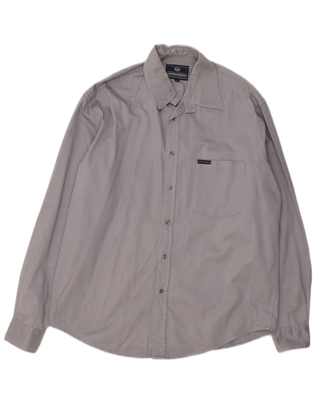 SERGIO TACCHINI Camisa Hombre XL Gris Algodón