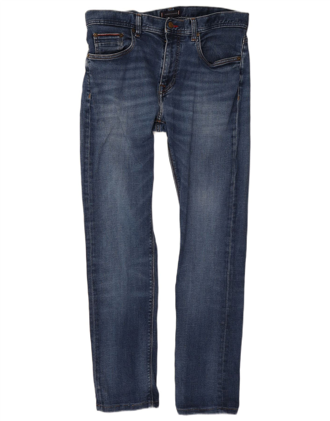 Tommy Hilfiger Vaqueros ajustados Bleecker para hombre W33 L30 Algodón azul