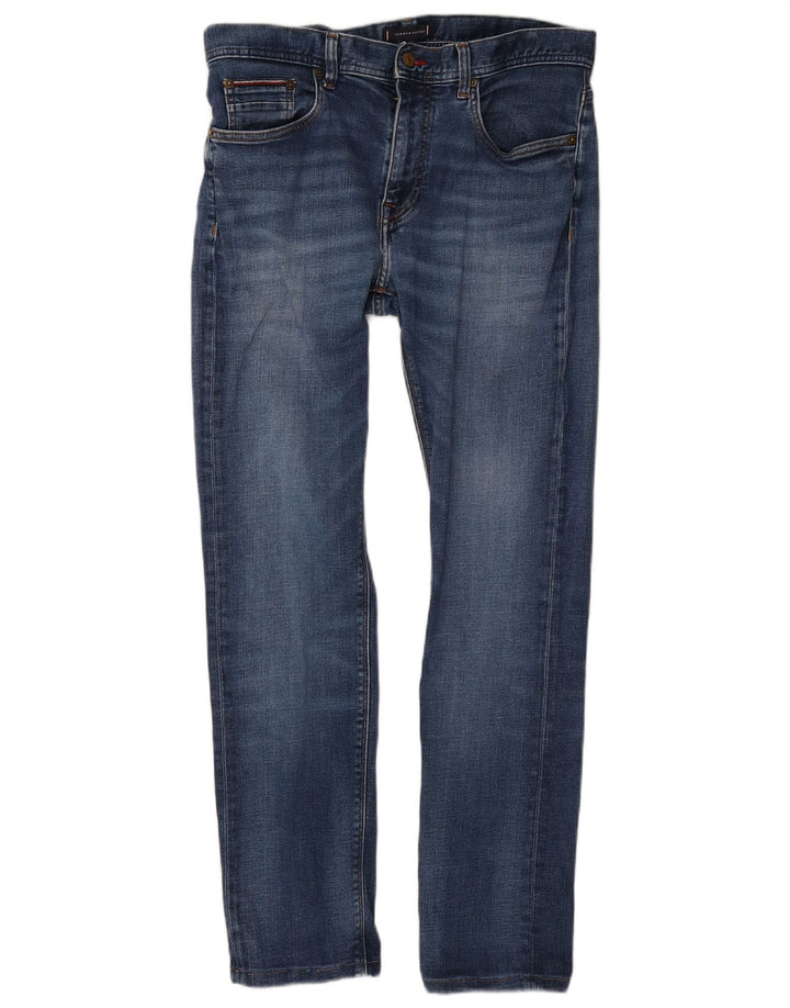 Tommy Hilfiger Vaqueros ajustados Bleecker para hombre W33 L30 Algodón azul