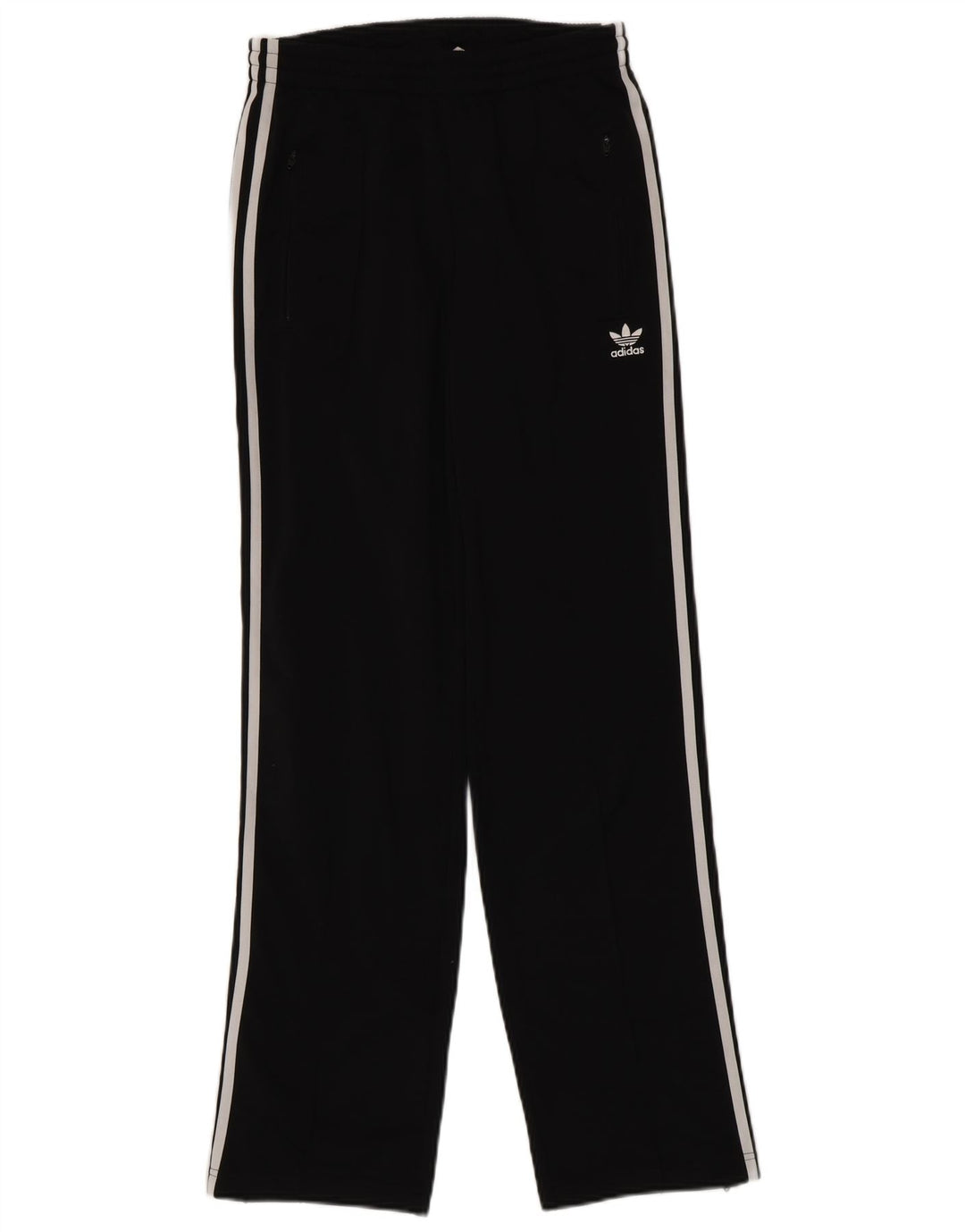 Adidas Pantalones de chándal para mujer UK 8 Small Negro Poliéster