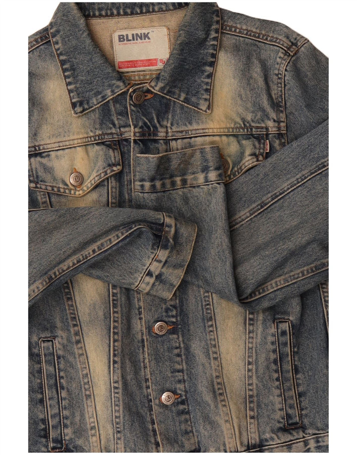 Blink Chaqueta vaquera para hombre UK 36 Small Azul Algodón