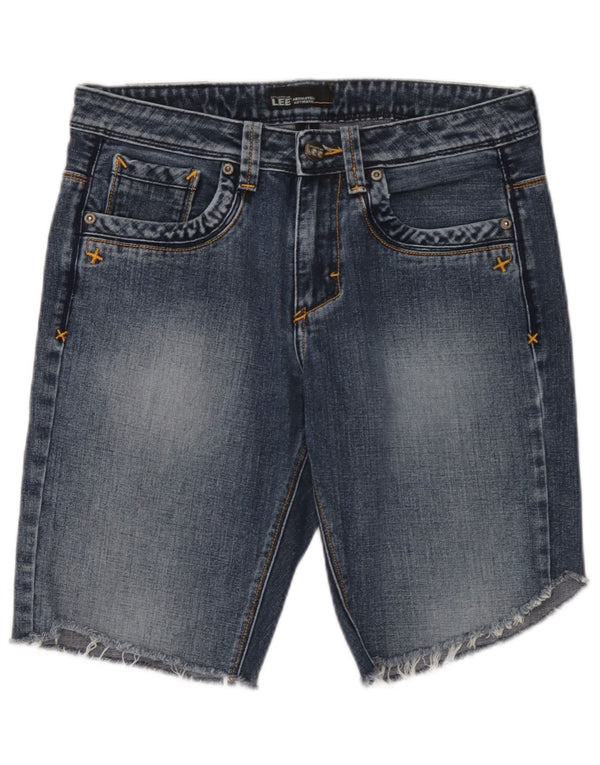 Pantalones cortos vaqueros Lee para hombre W33 de algodón azul medio