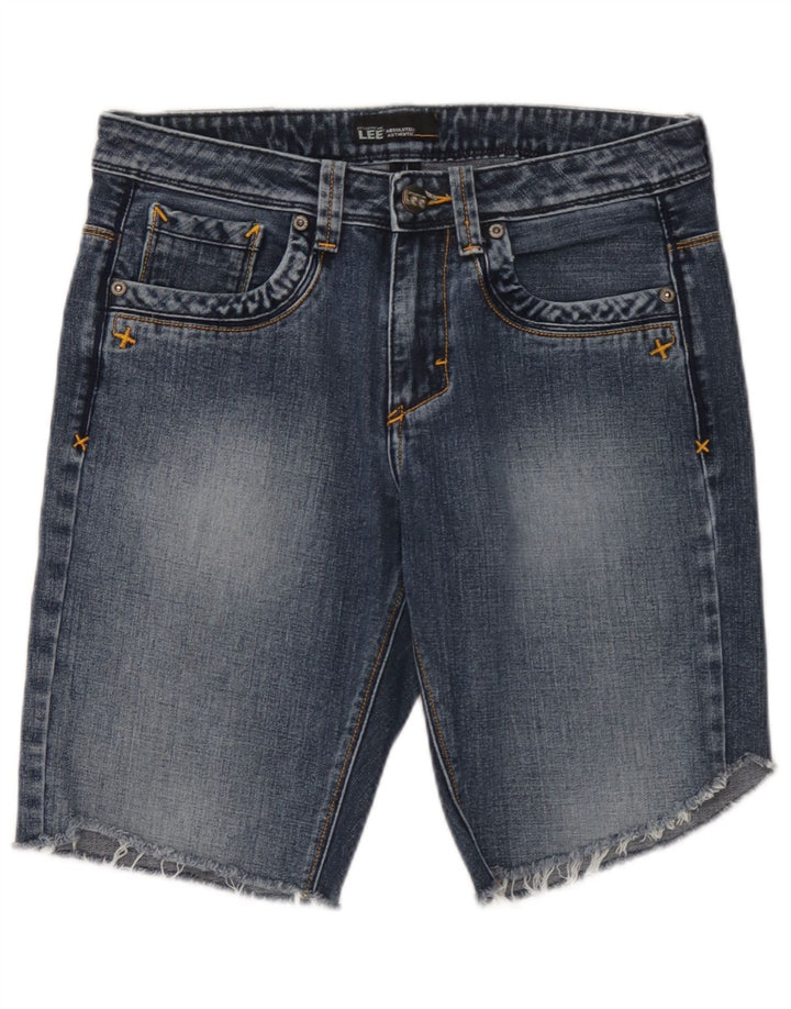 Pantalones cortos vaqueros Lee para hombre W33 de algodón azul medio
