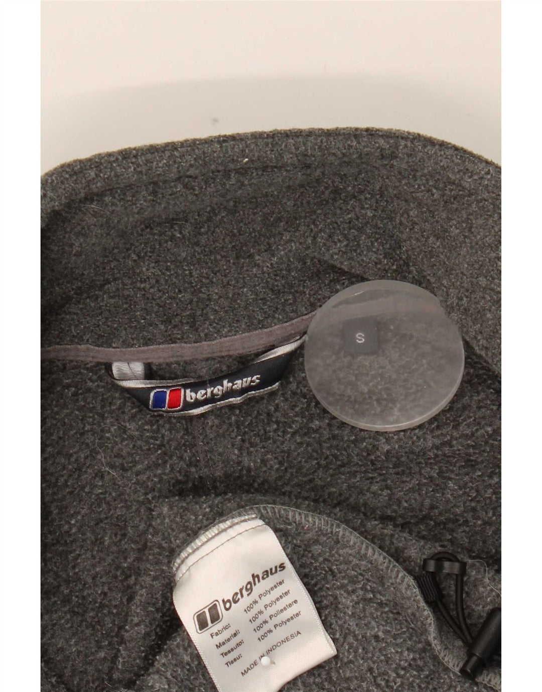 Berghaus Mens Liner Fleece Jacket UK 36 Small Gris Poliéster
