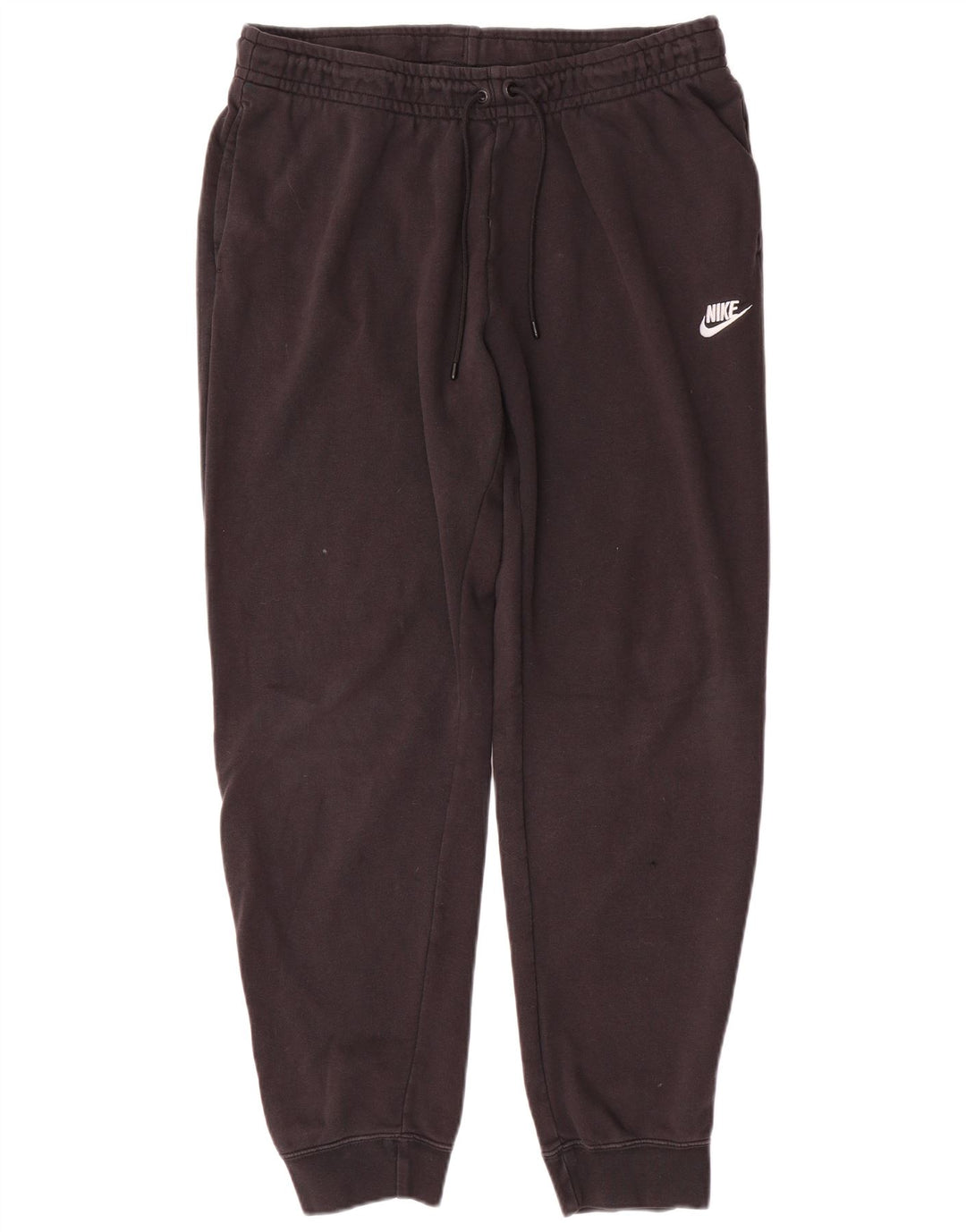 NIKE Hombre Pantalones de Chándal Joggers Large Negro Algodón