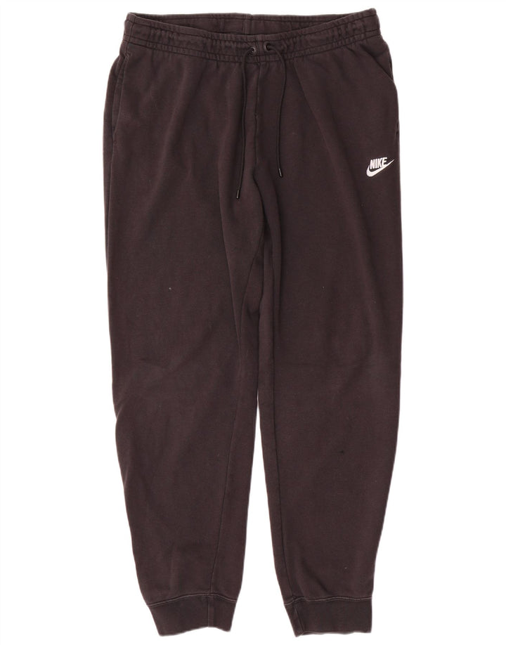 NIKE Hombre Pantalones de Chándal Joggers Large Negro Algodón
