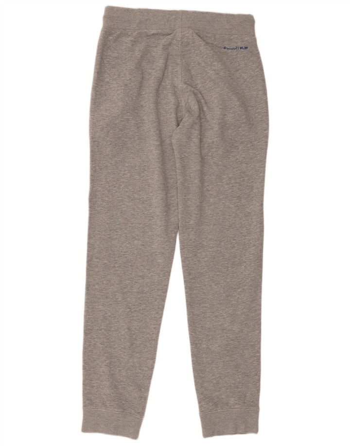 Champion Mujer Chándal Pantalones Joggers UK 10 Small Gris Algodón