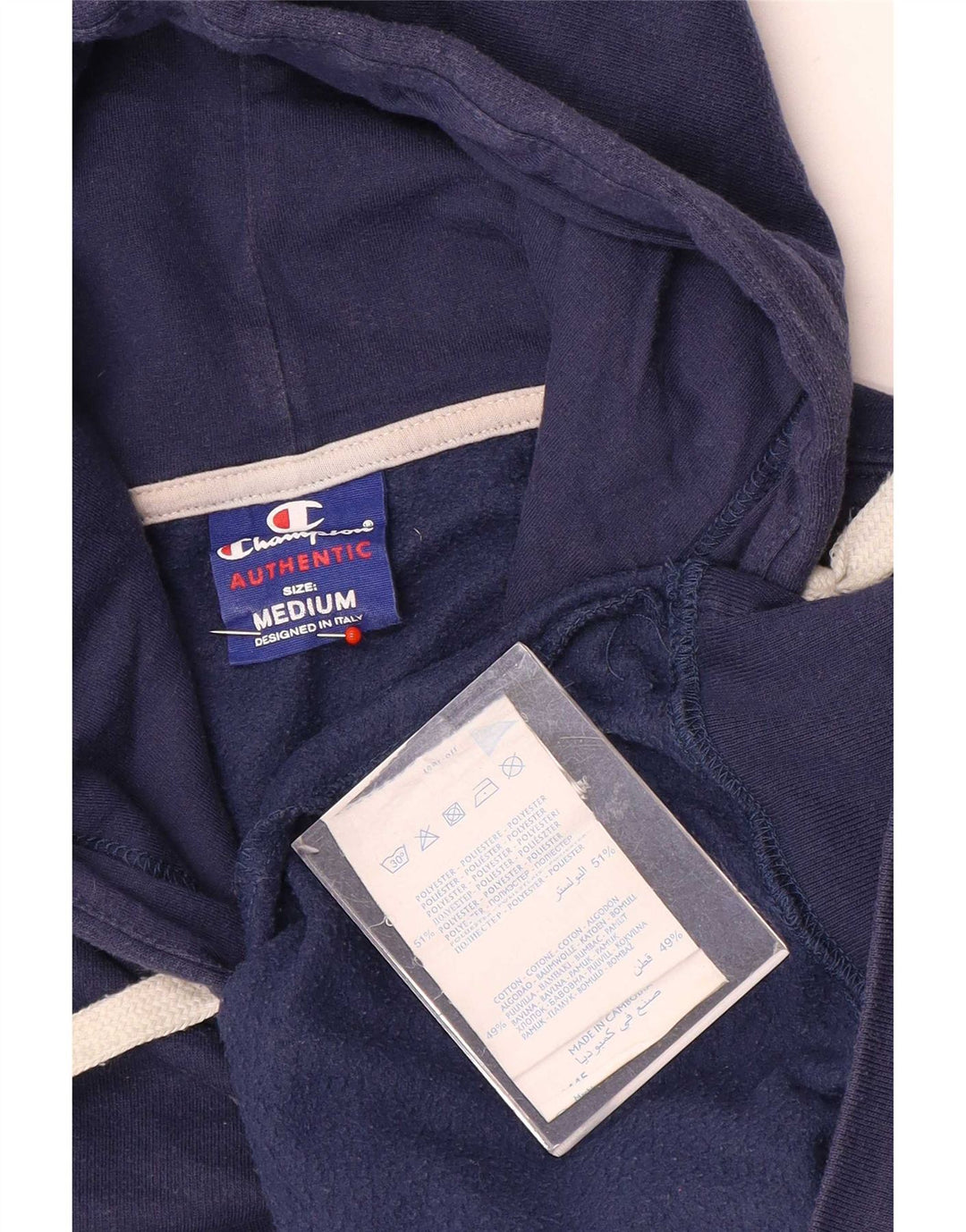 Champion Sudadera con capucha para mujer UK 14 Medium Azul marino Poliéster