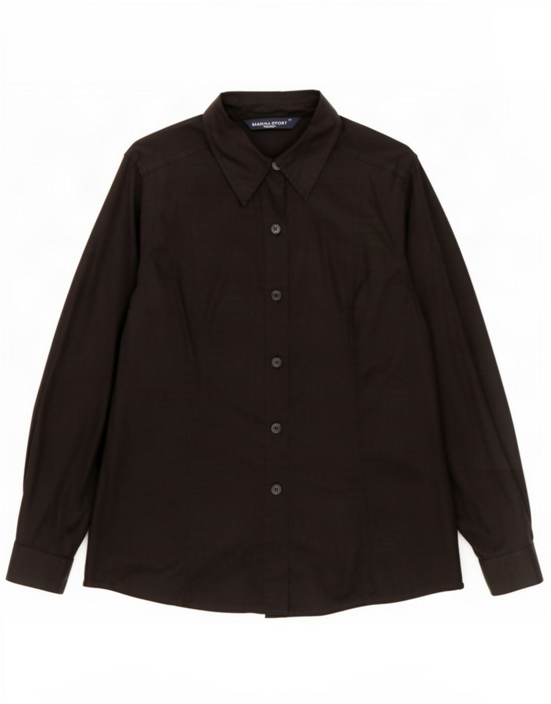 Marina Rinaldi Camisa Mujer Talla 21 Mediana Negro Algodón