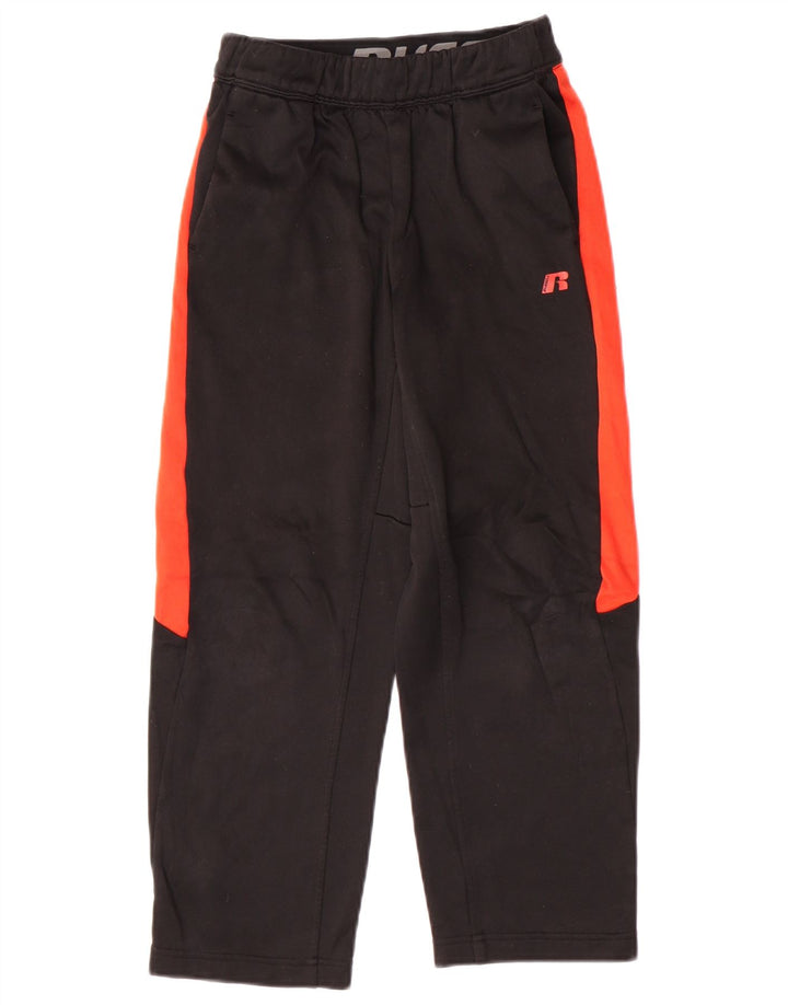 Russell Athletic - Pantalones de chándal para niño, talla grande, color negro, 10-11 años