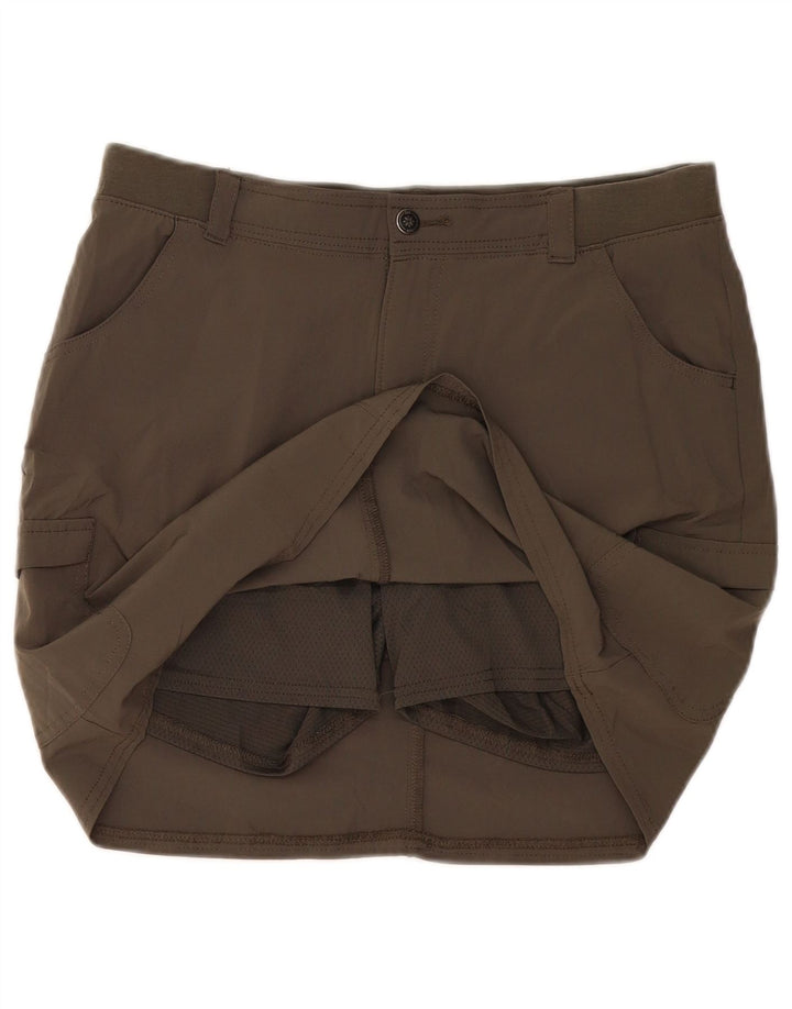Lee Falda pantalón de ajuste relajado para mujer US 10 Grande Caqui Poliéster
