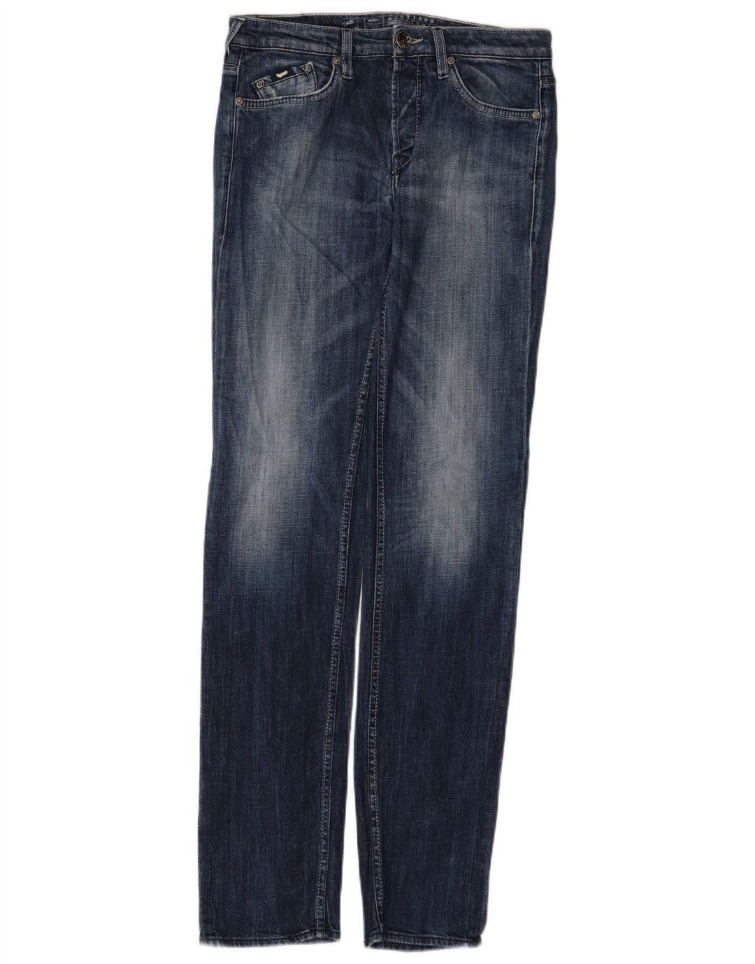 Vaqueros Slim Mujer Gas W30 L34 Algodón Azul