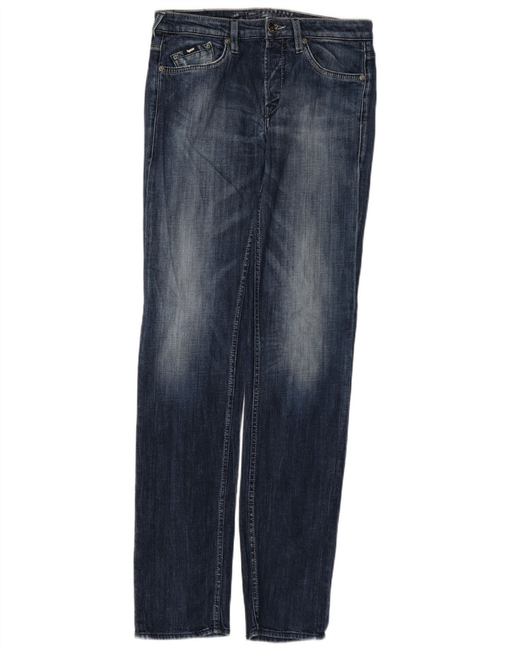 Vaqueros Slim Mujer Gas W30 L34 Algodón Azul
