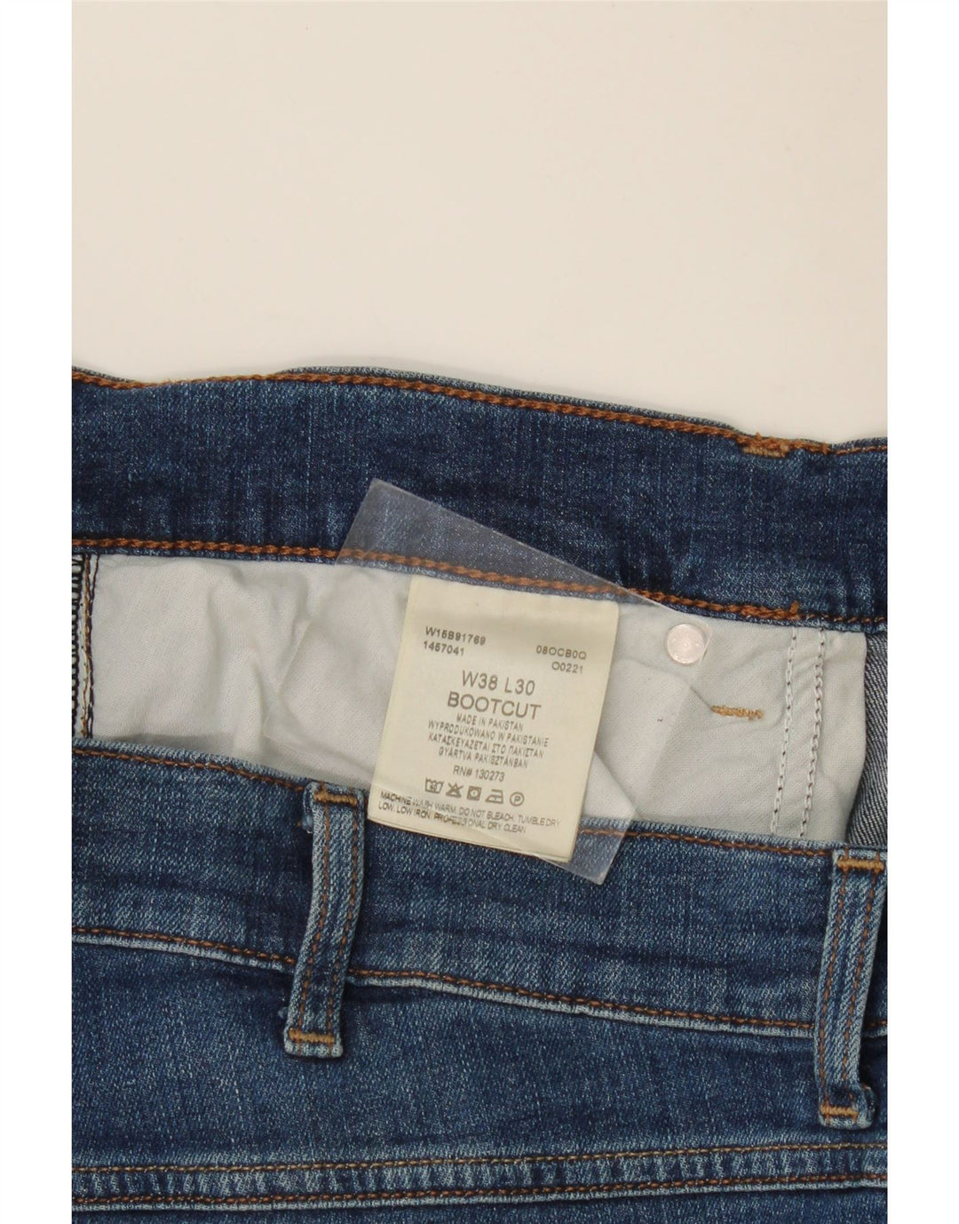 WRANGLER Vaqueros Bootcut para hombre W38 L30 Algodón azul
