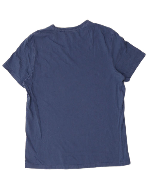 Jack Wills - Camiseta de corte clásico para hombre, talla pequeña, algodón azul