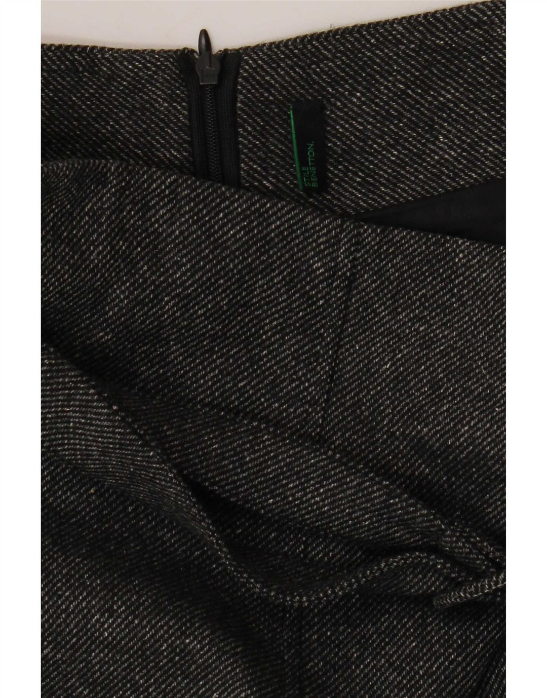 Falda De Tubo Benetton W26 Small Gris