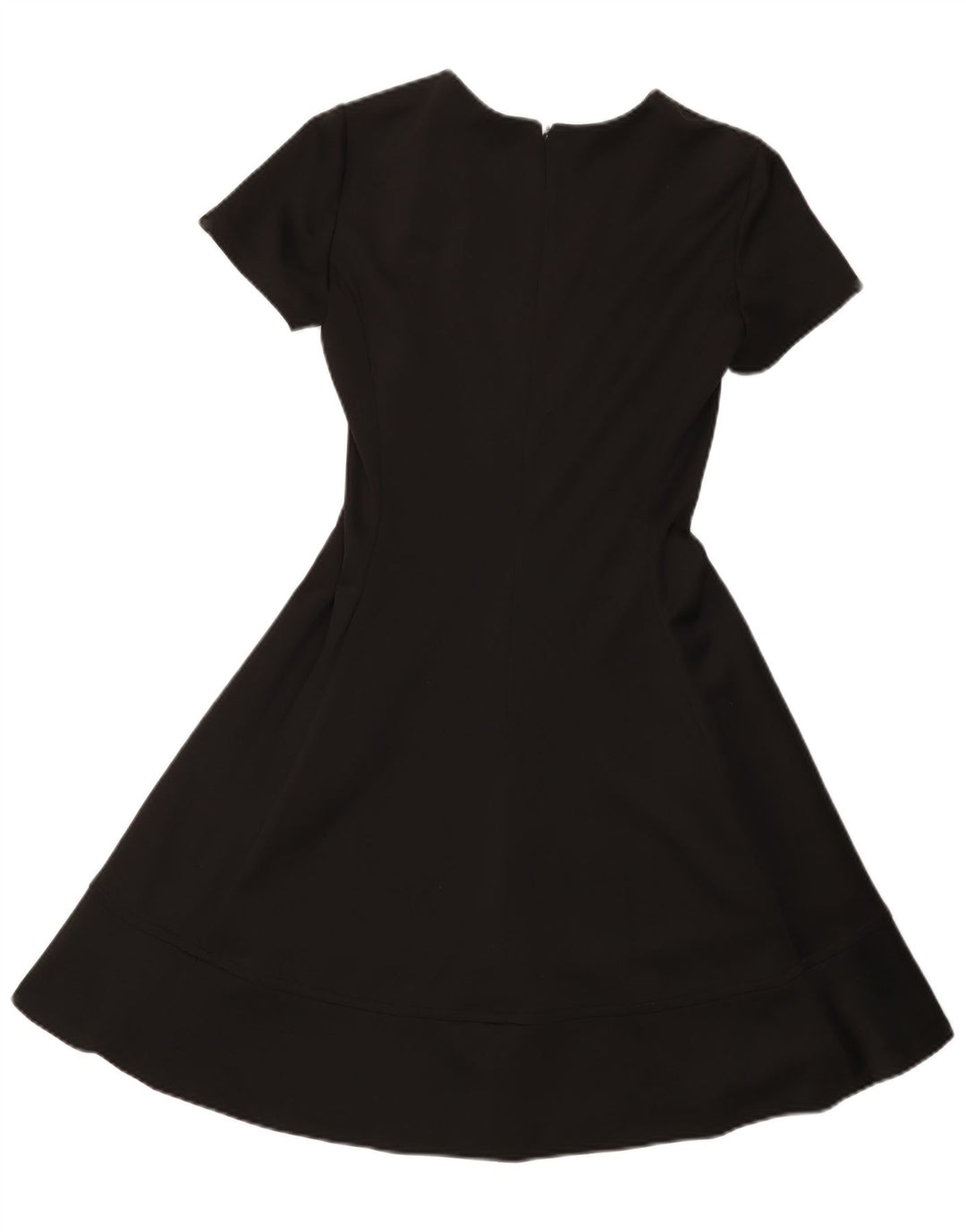 Dkny Vestido acampanado para mujer US 4 Pequeño Poliéster negro