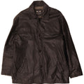 Ironsides Chaqueta de cuero para hombre UK 40 Large Cuero negro
