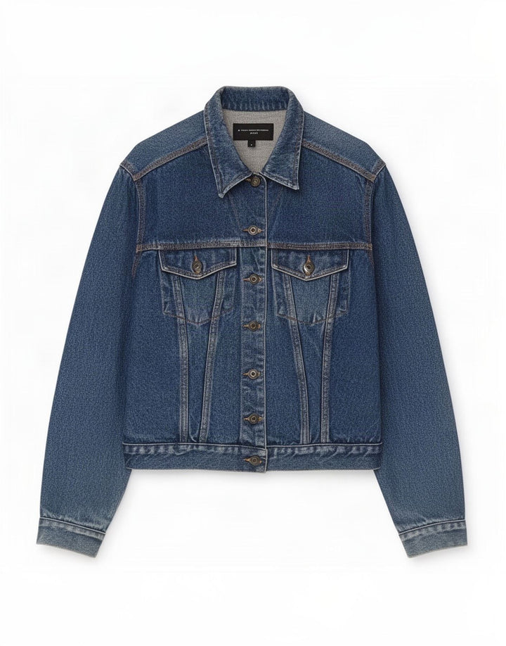 French Connection Chaqueta vaquera para mujer UK 46 Algodón azul grande