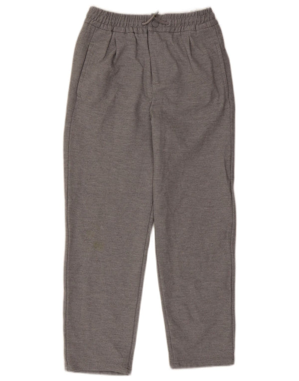 Zara Pantalón chino recto para niño 11-12 años W24 L24 Poliéster gris