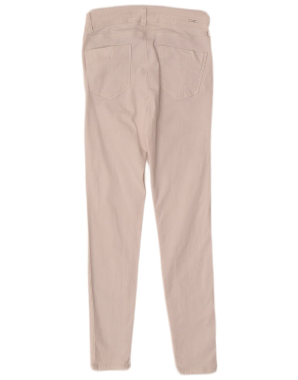 Zara Vaqueros pitillo para mujer EU 38 Small W28 L29 Algodón blanco